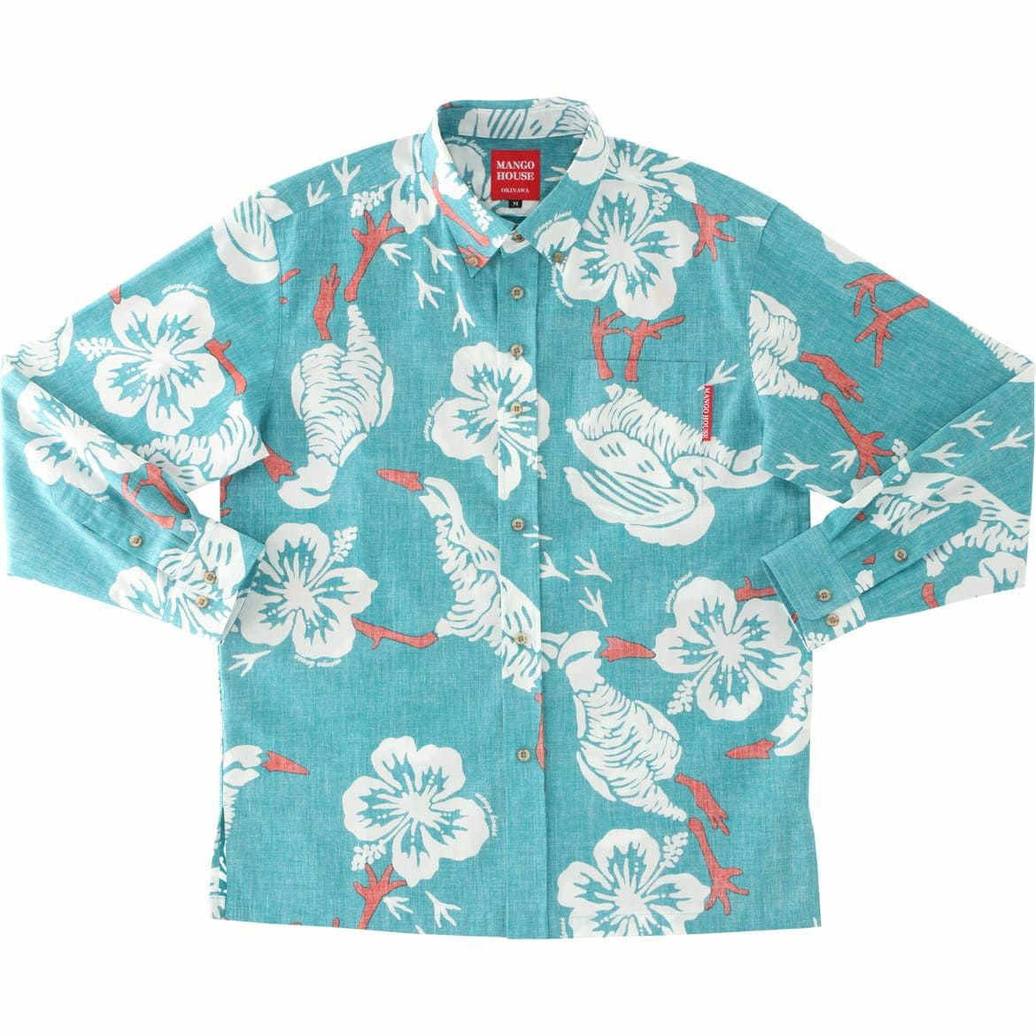 かりゆしウェアサムネイル画像　ターコイズブルー