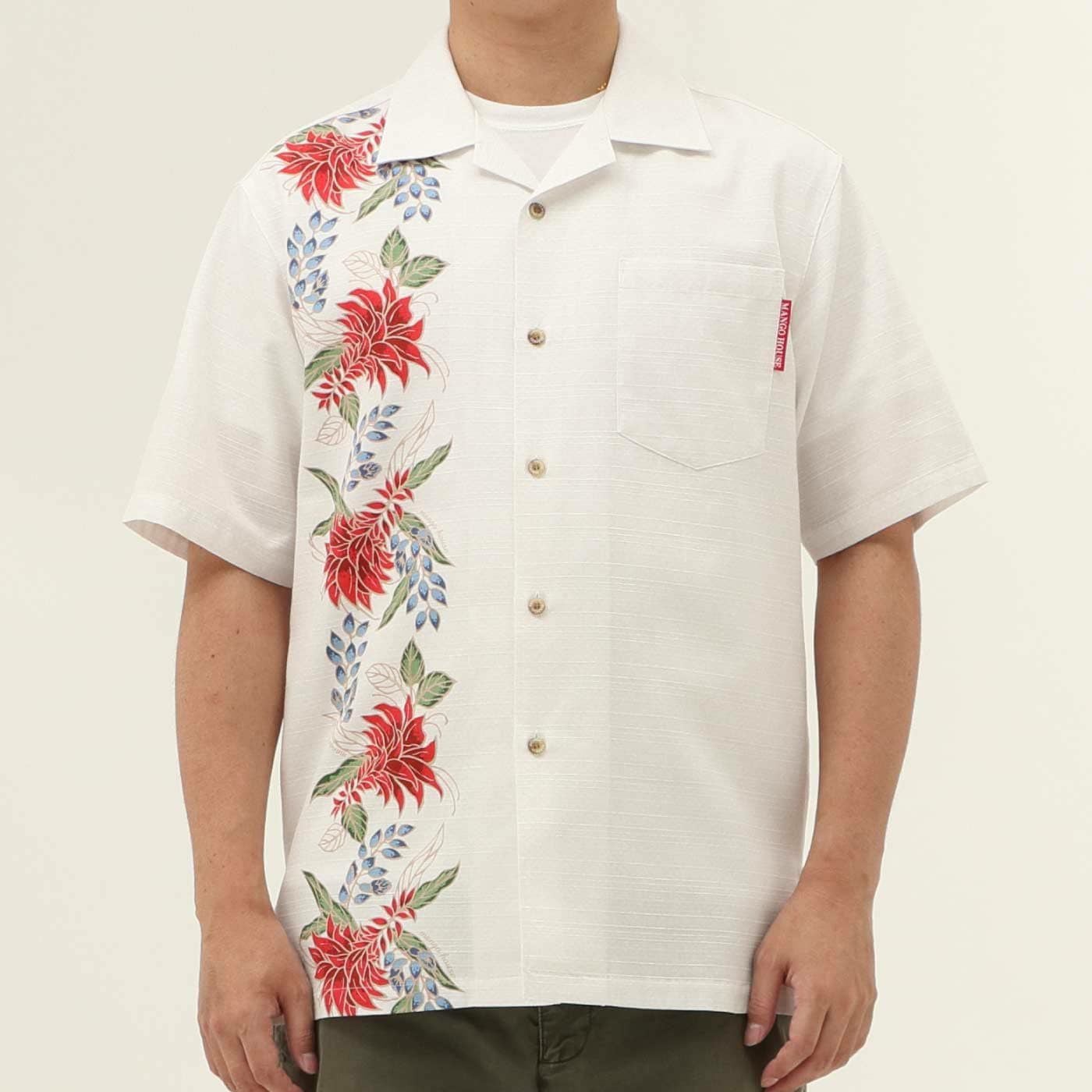 かりゆしウェア　モデル着用画像