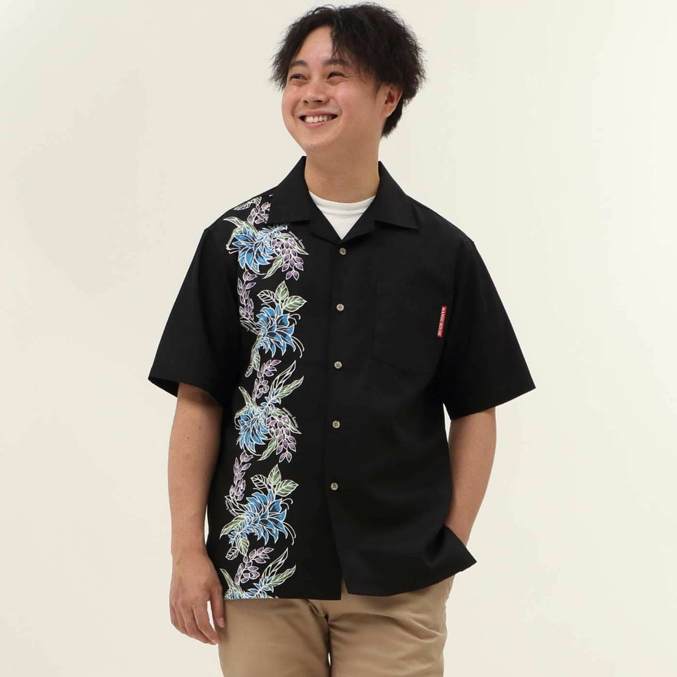 かりゆしウェア　モデル着用画像