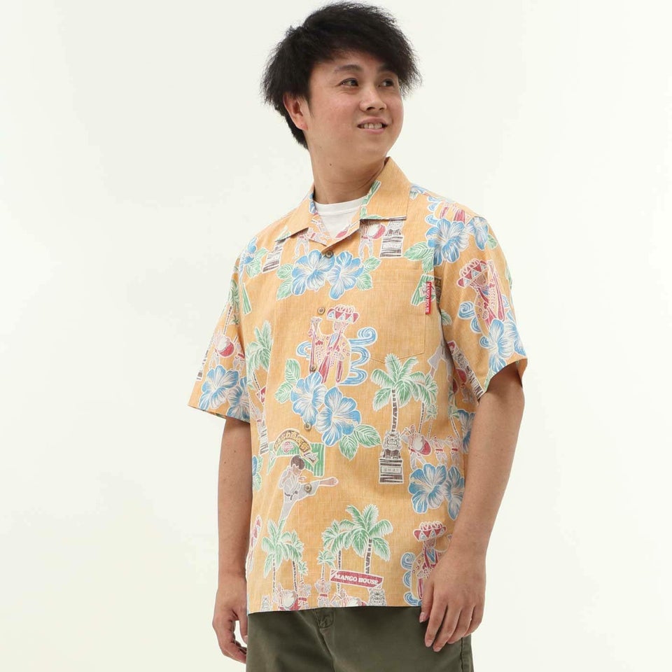 かりゆしウェア　モデル着用画像