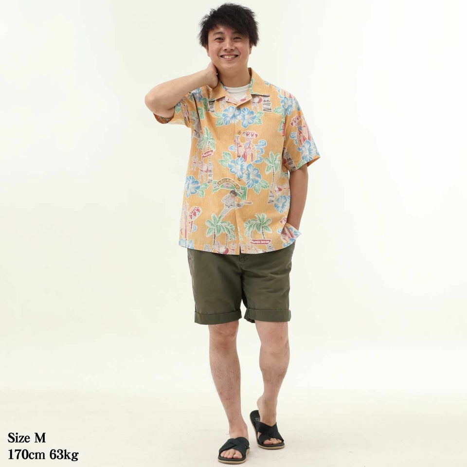 かりゆしウェア　モデル着用画像