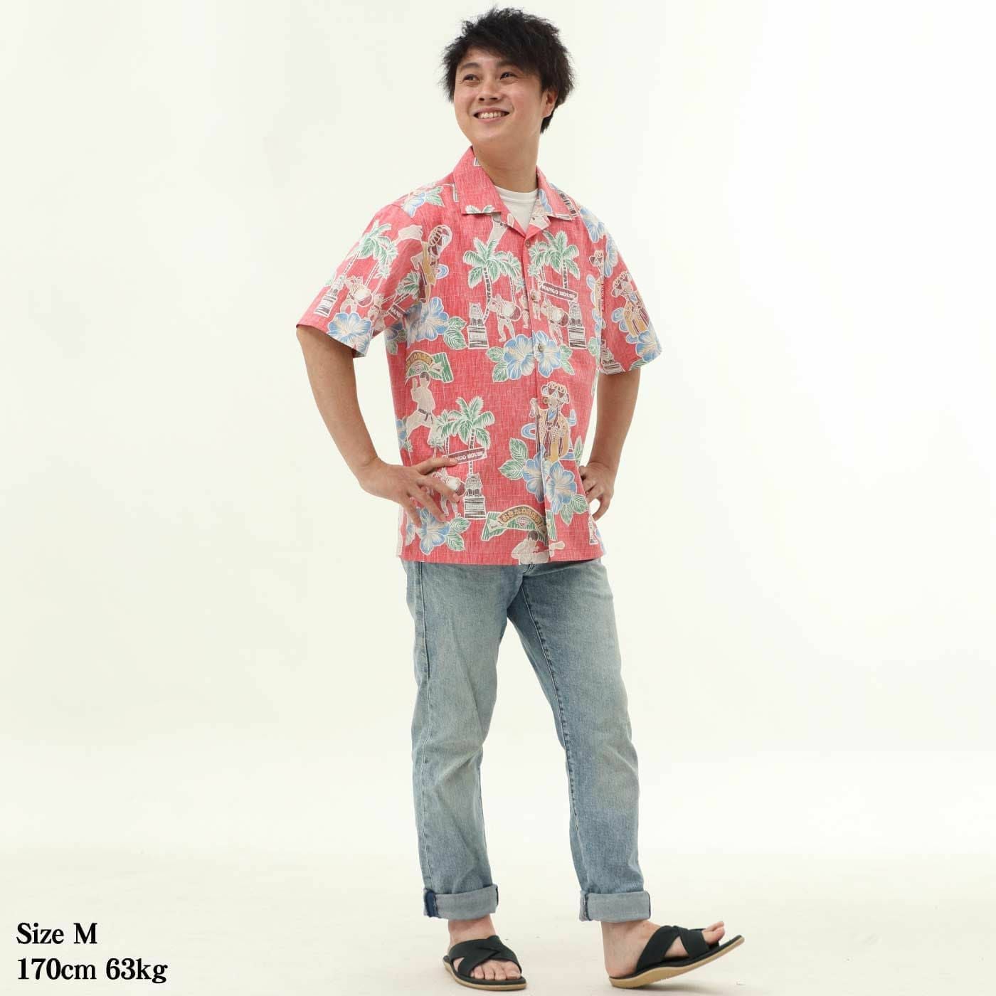 かりゆしウェア　モデル着用画像