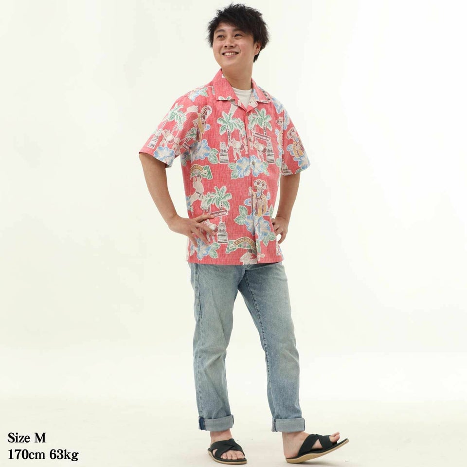 かりゆしウェア　モデル着用画像