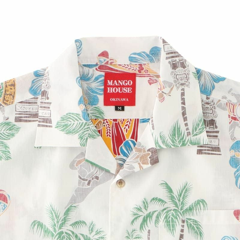 かりゆしウェア　詳細　襟元