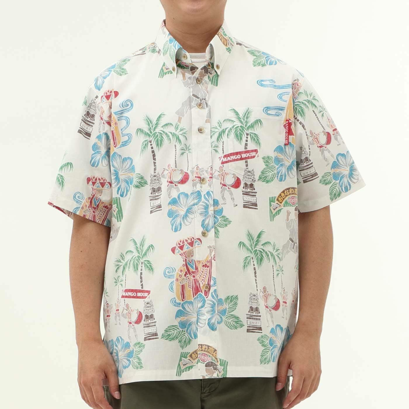 かりゆしウェアモデル着用画像