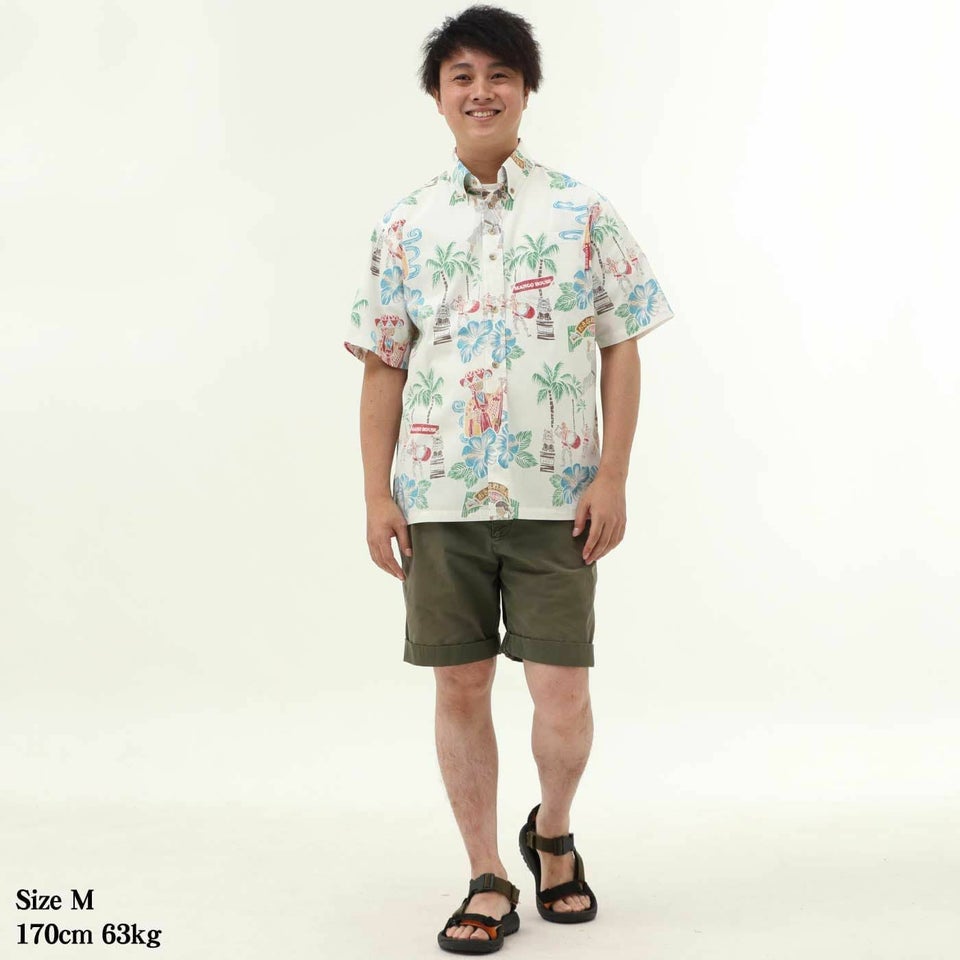 かりゆしウェアモデル着用画像