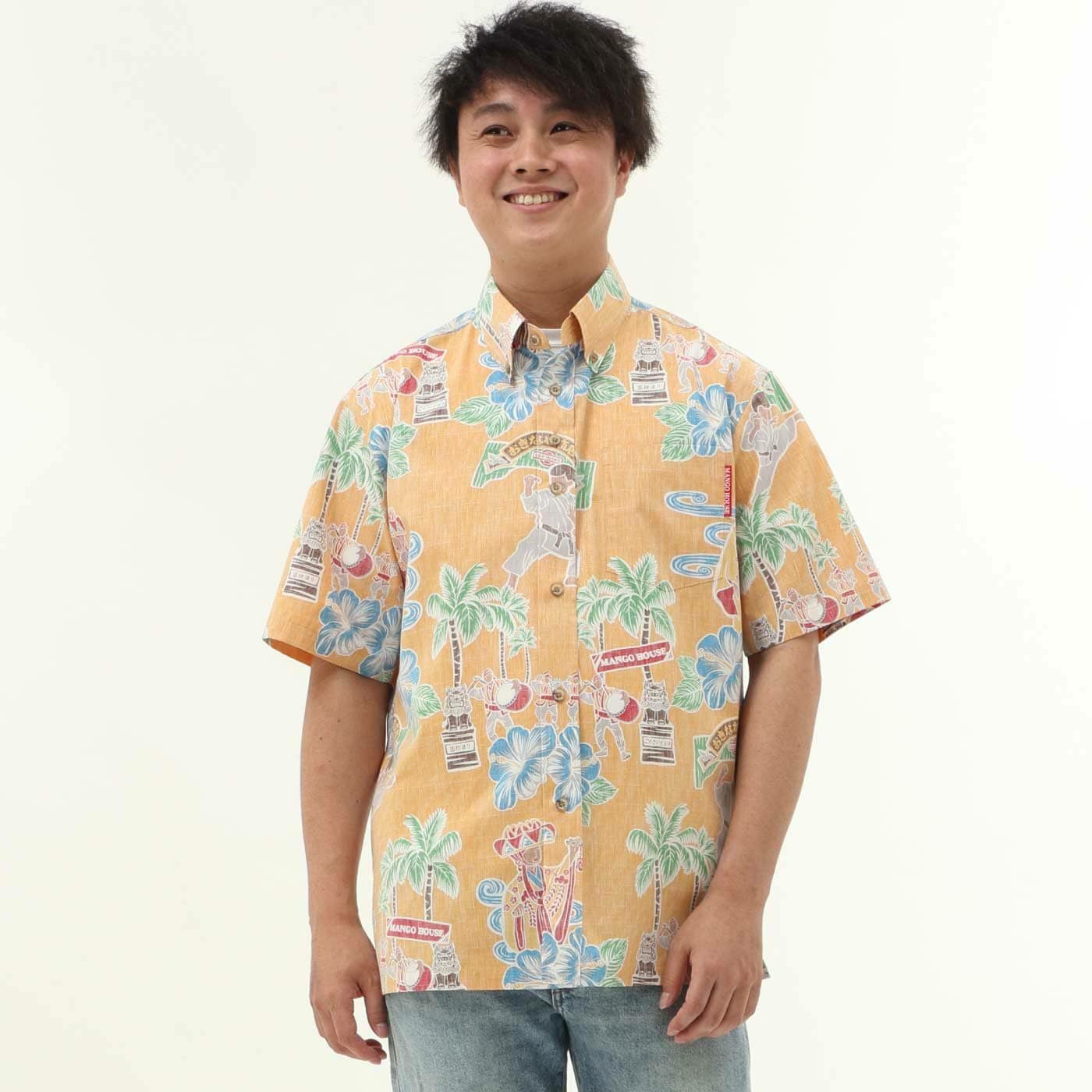 かりゆしウェアモデル着用画像