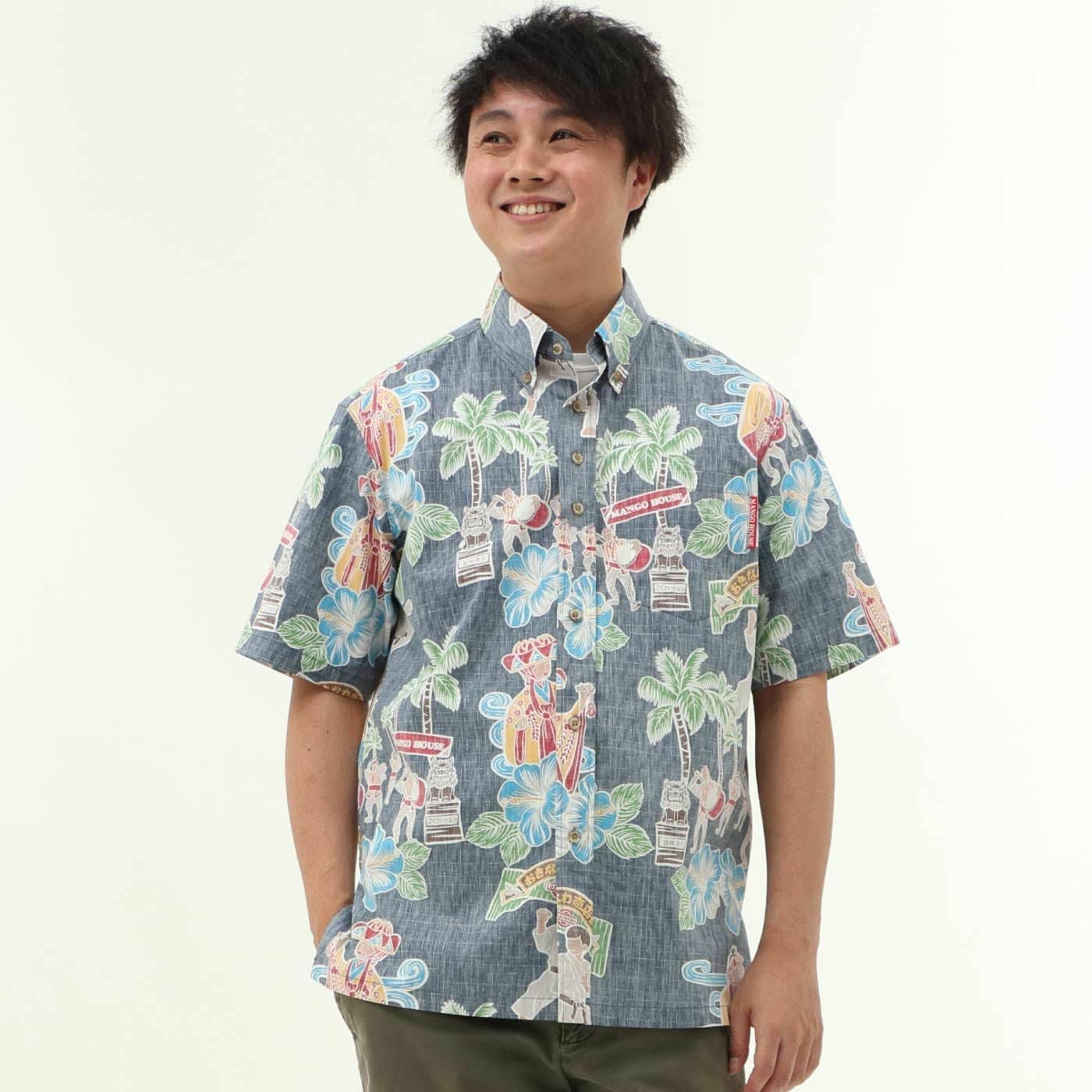 かりゆしウェアモデル着用画像