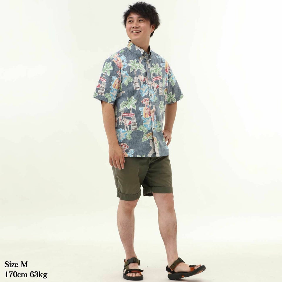 かりゆしウェアモデル着用画像