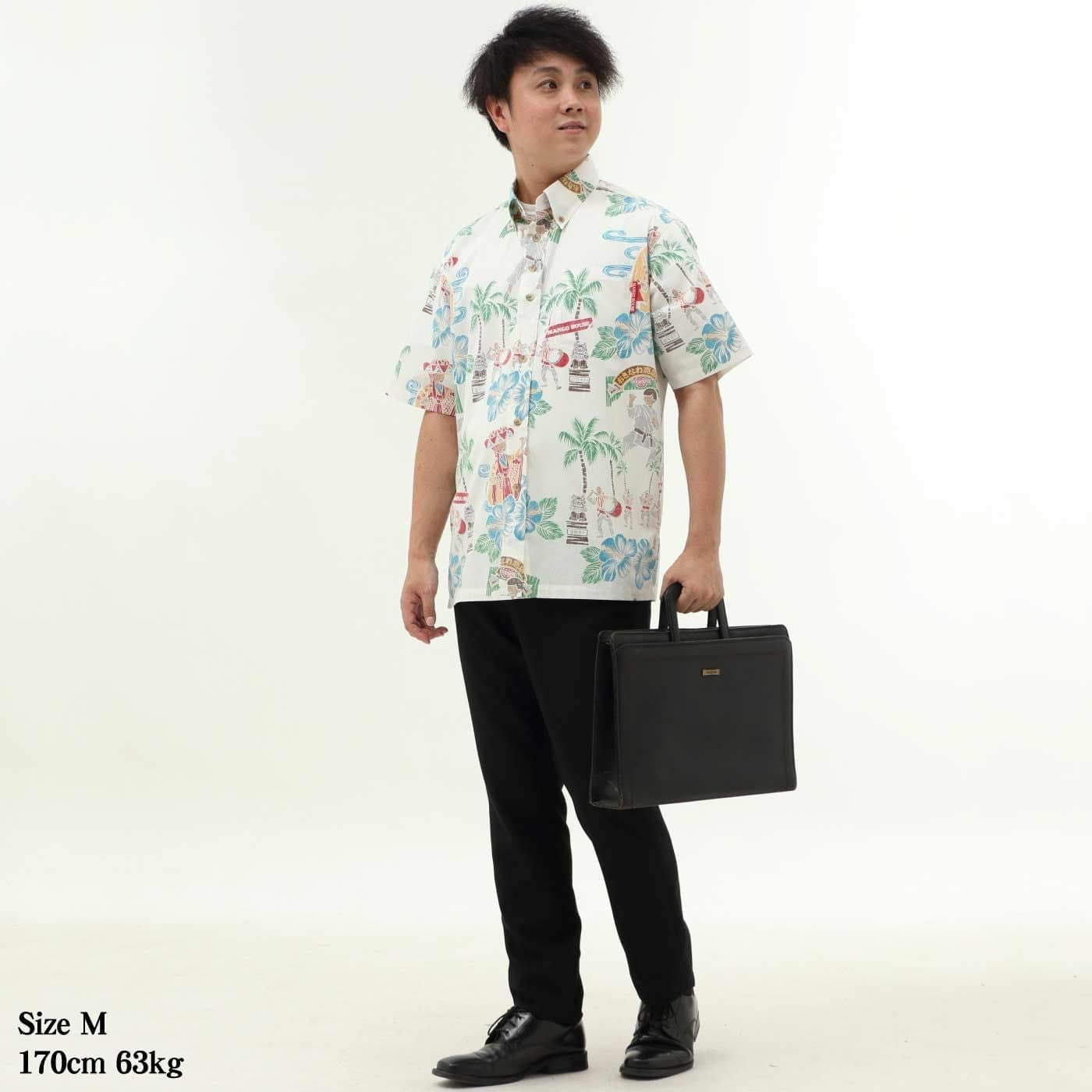 かりゆしウェアモデル着用画像