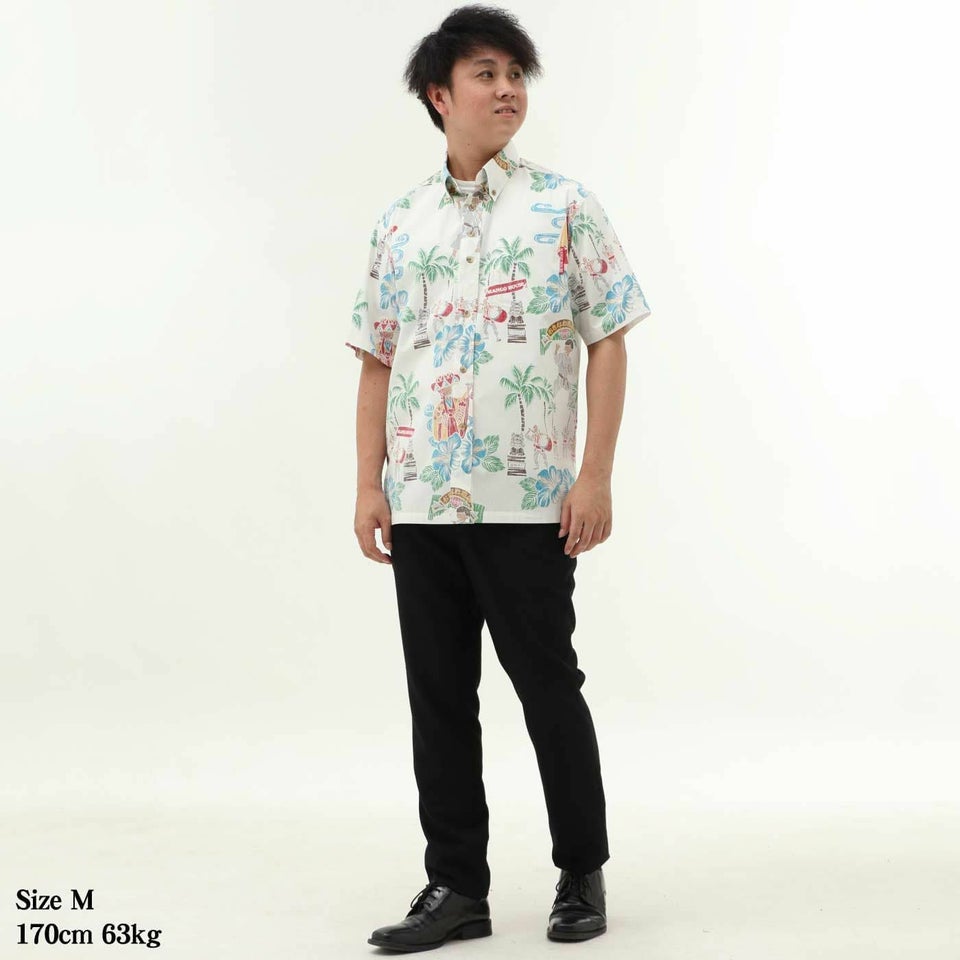 かりゆしウェアモデル着用画像