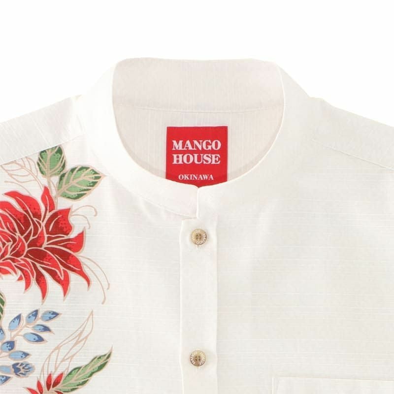 かりゆしウェア　襟元