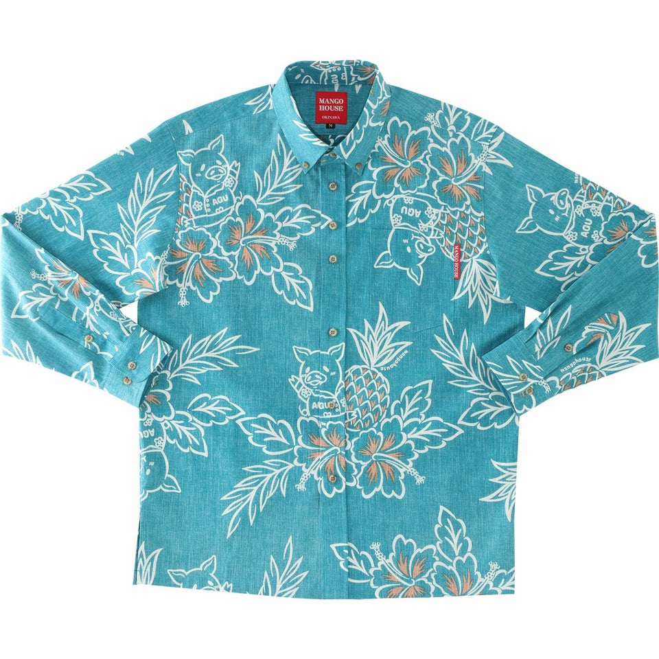 かりゆしウェア　サムネイル画像（ライトブルー）