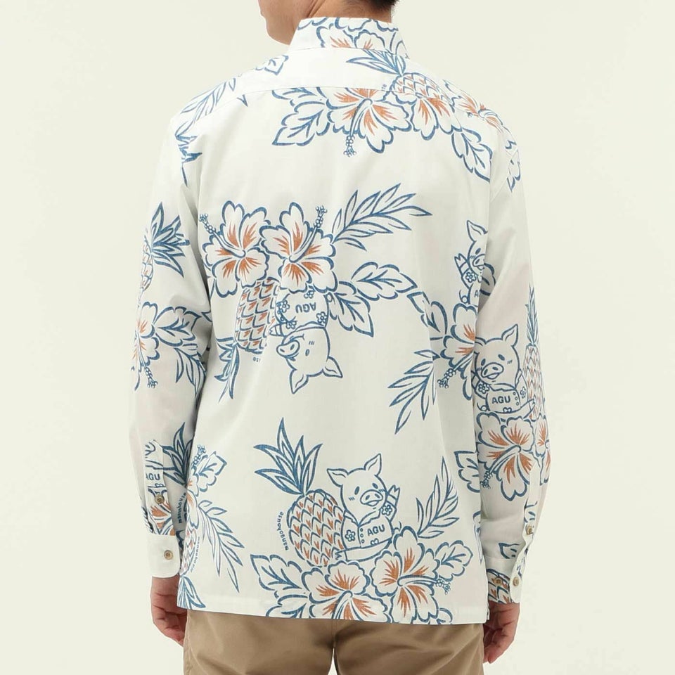 かりゆしウェアモデル着用画像