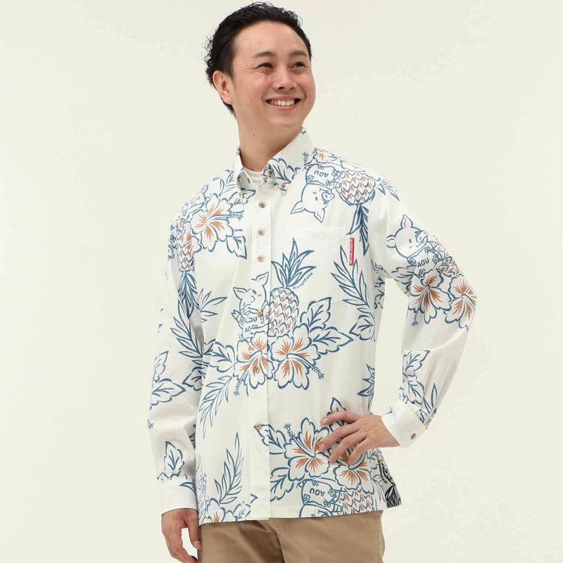 かりゆしウェアモデル着用画像