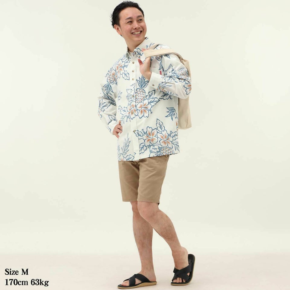 かりゆしウェアモデル着用画像