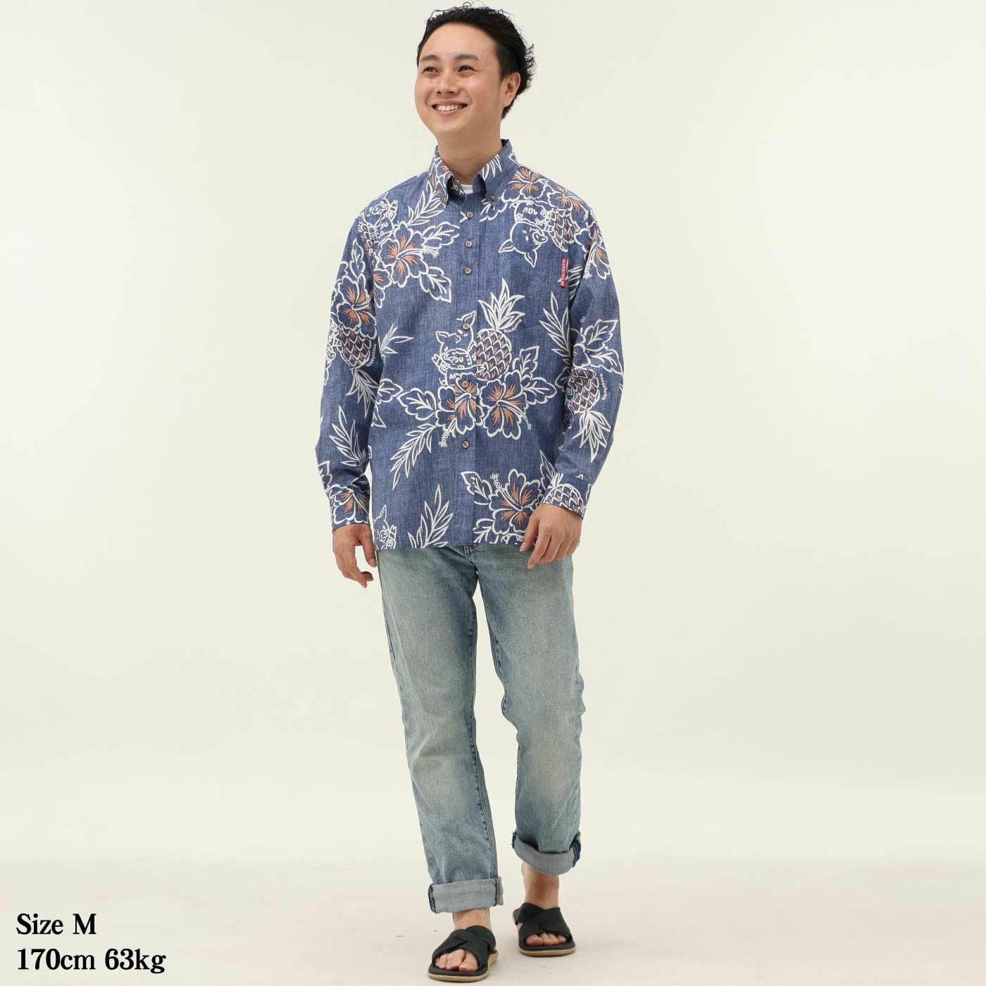 かりゆしウェアモデル着用画像