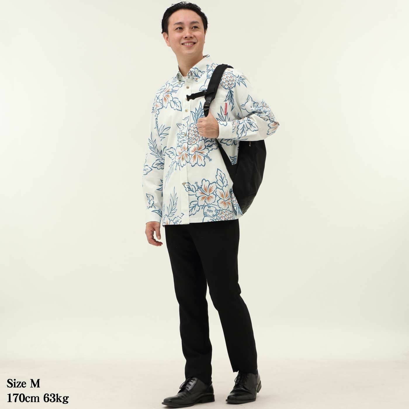 かりゆしウェアモデル着用画像