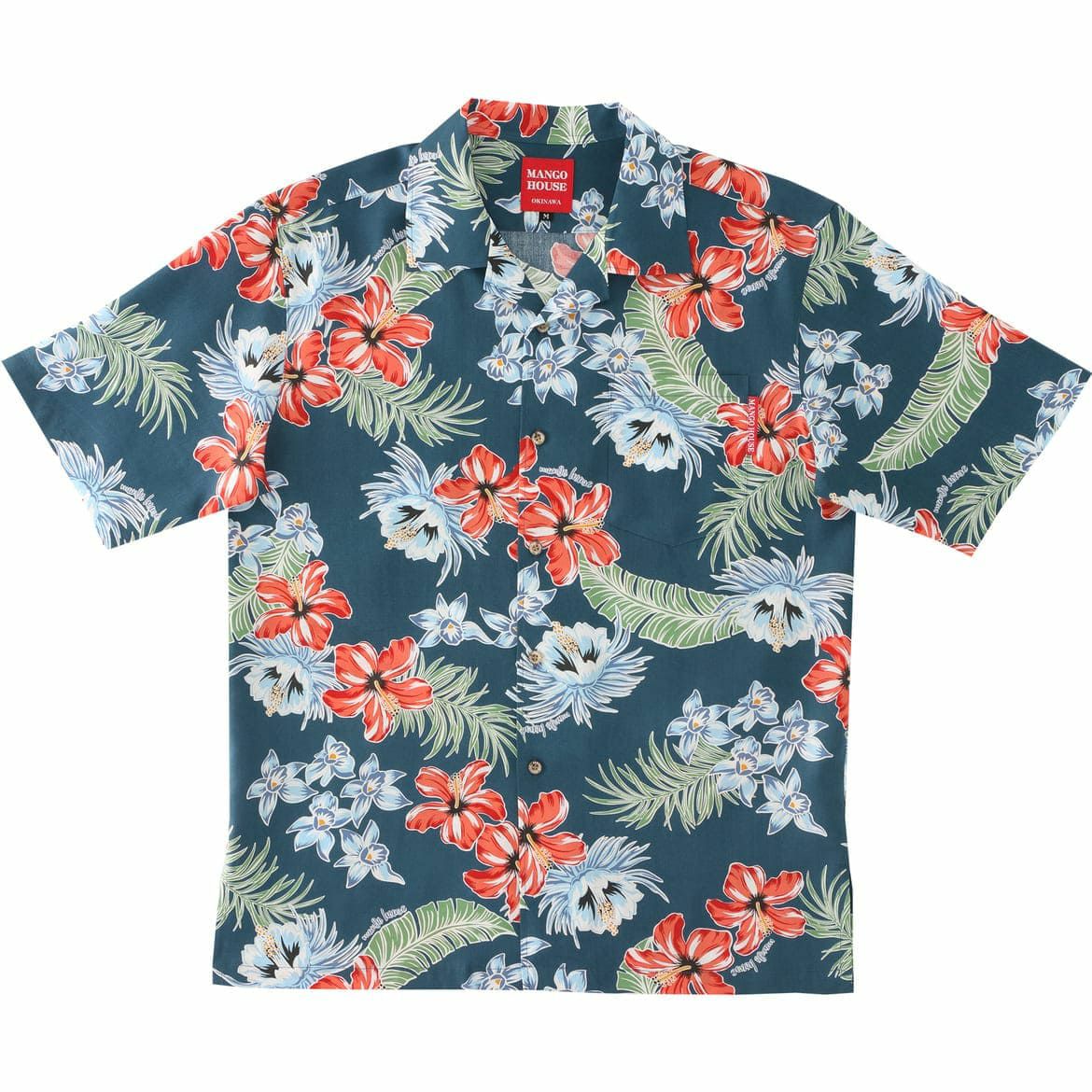 かりゆしウェア　サムネイル画像 (ネイビー)