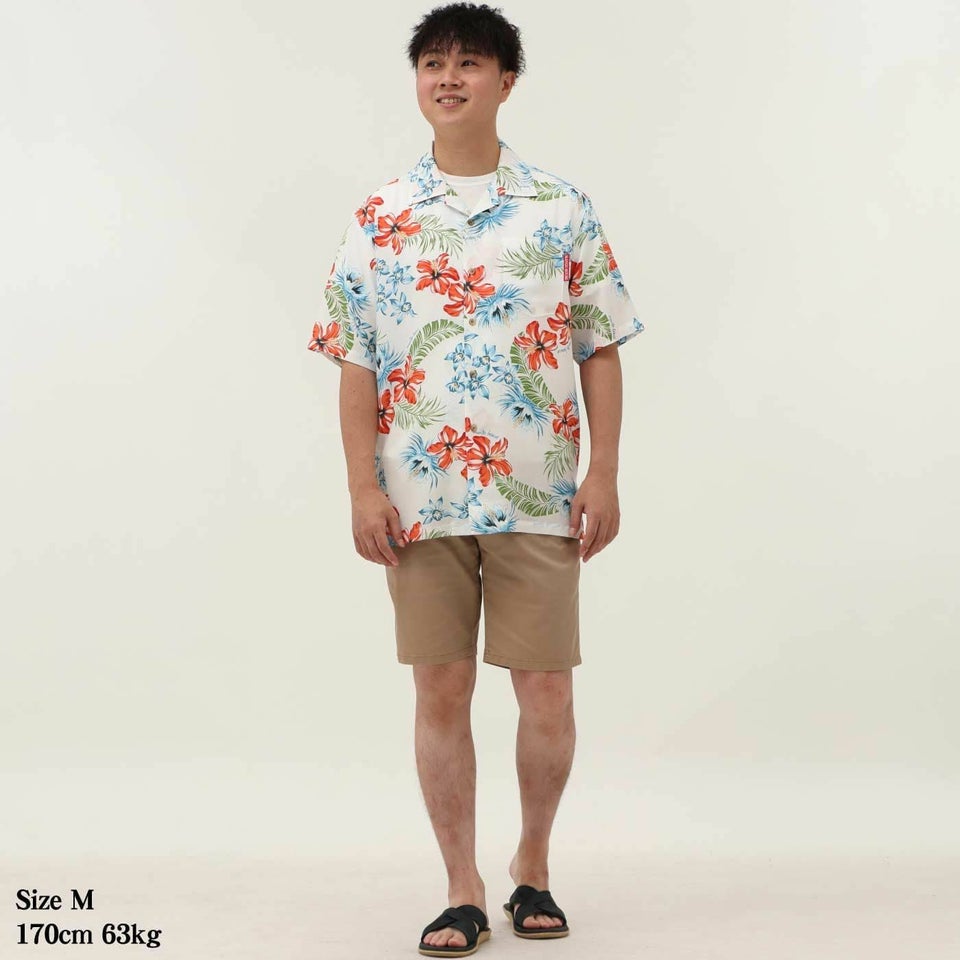 かりゆしウェア　モデル着用画像