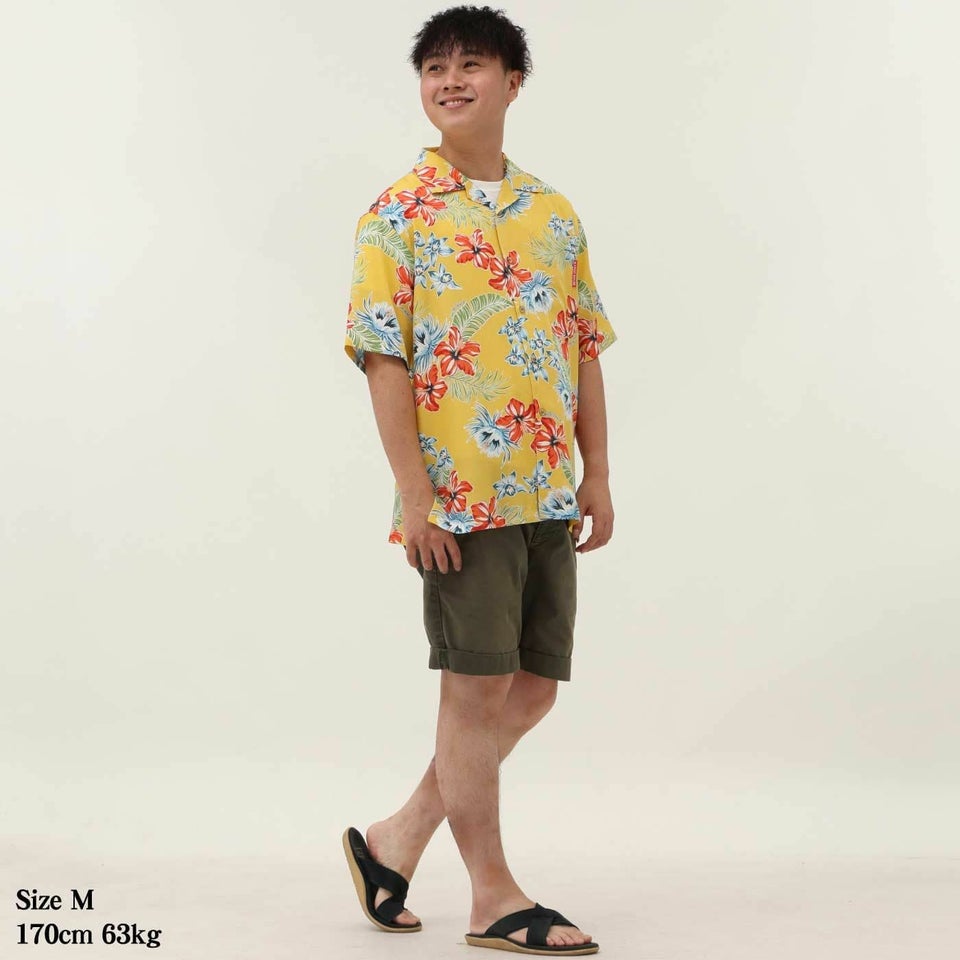 かりゆしウェア　モデル着用画像