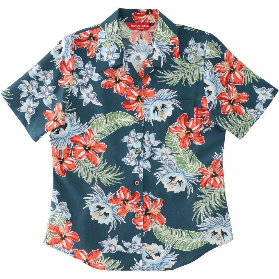 かりゆしウェア　サムネイル画像（ネイビー）