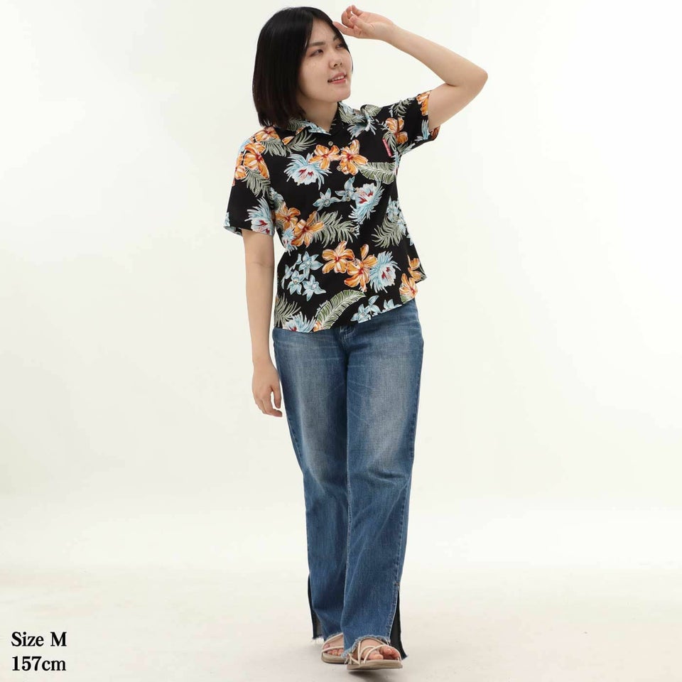 かりゆしウェア　モデル着用画像