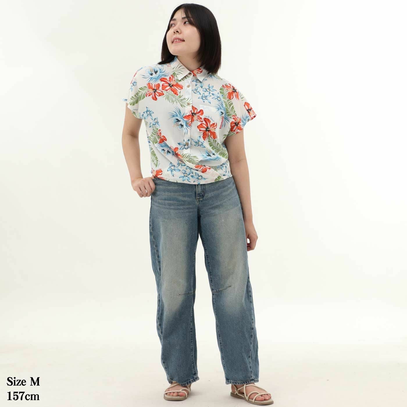 かりゆしウェアモデル着用画像