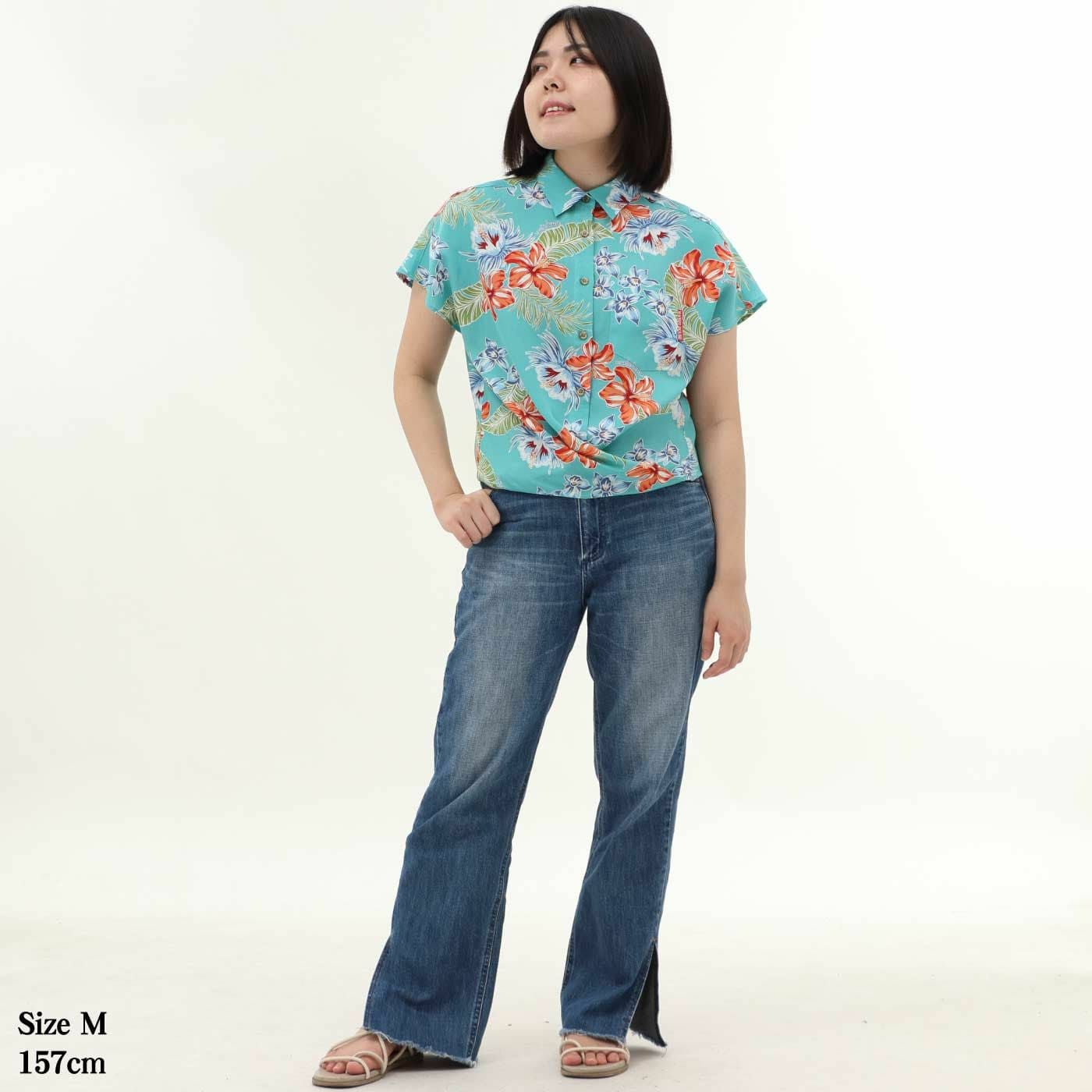 かりゆしウェアモデル着用画像