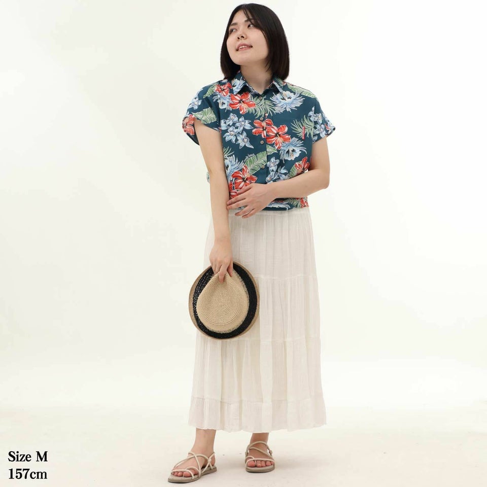 かりゆしウェアモデル着用画像