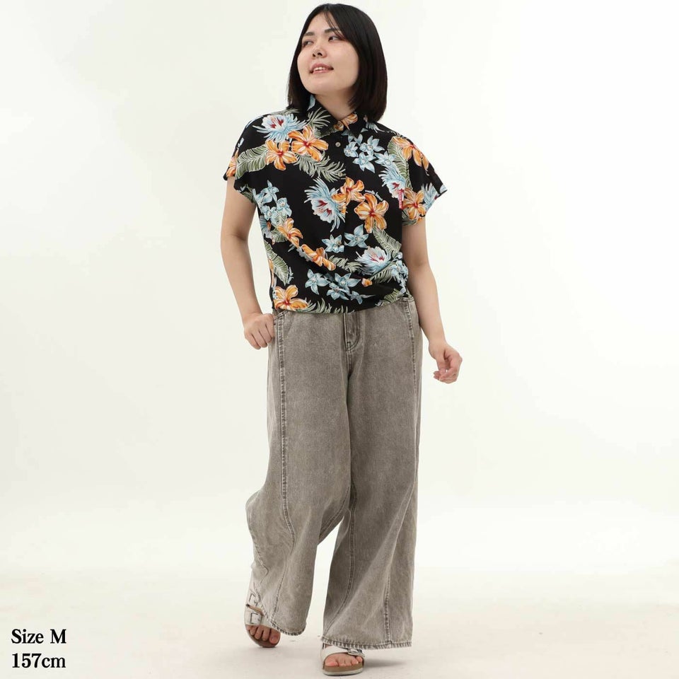 かりゆしウェアモデル着用画像