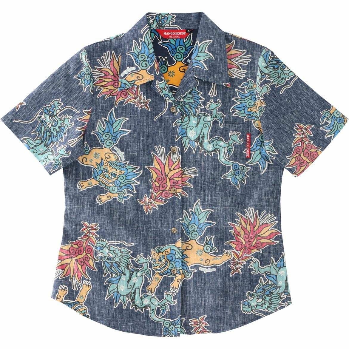 かりゆしウェア　サムネイル画像（ネイビー）