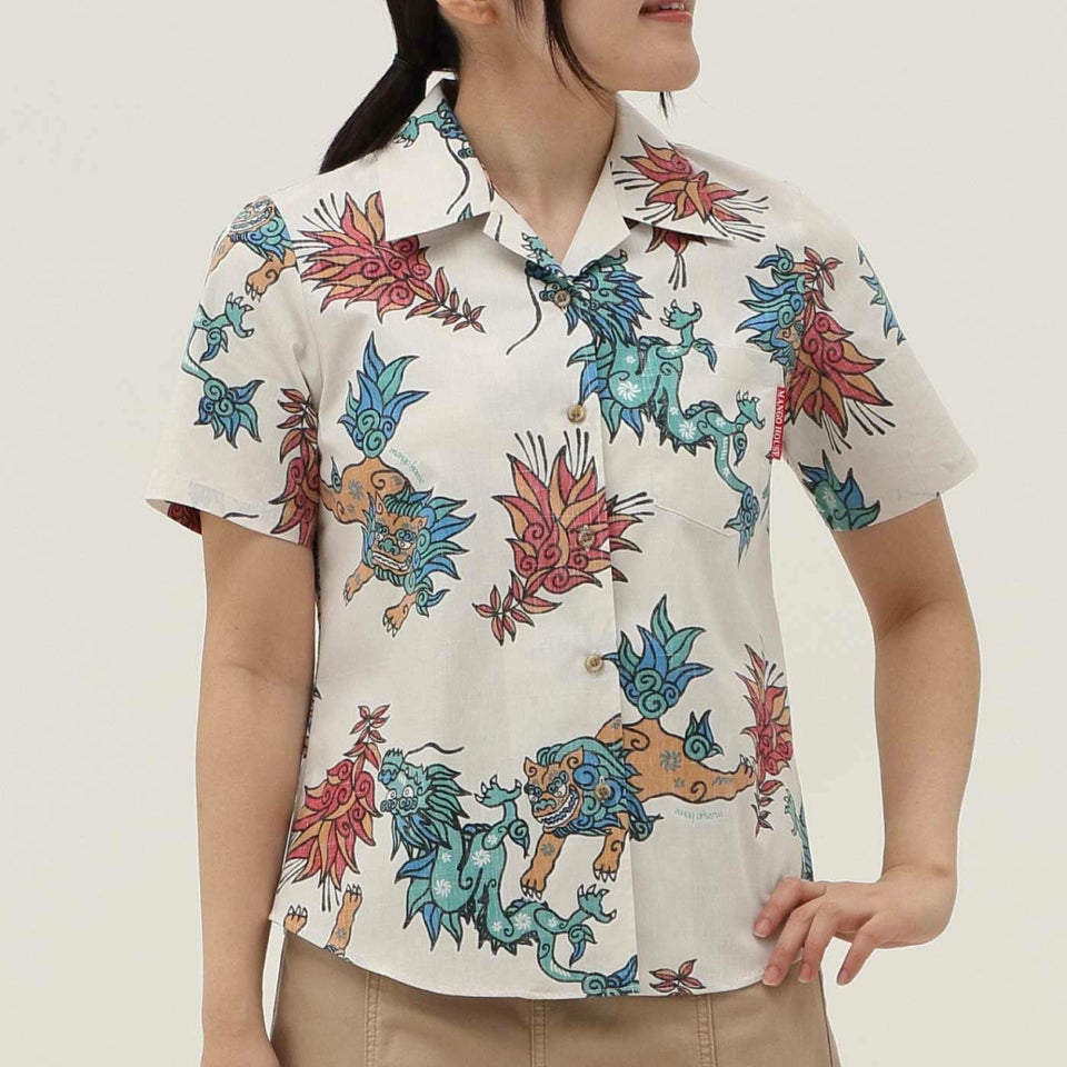 かりゆしウェアモデル着用画像