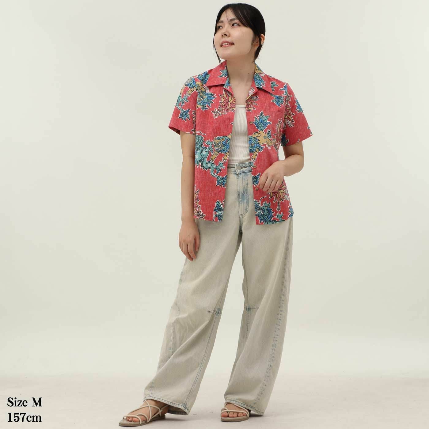 かりゆしウェアモデル着用画像