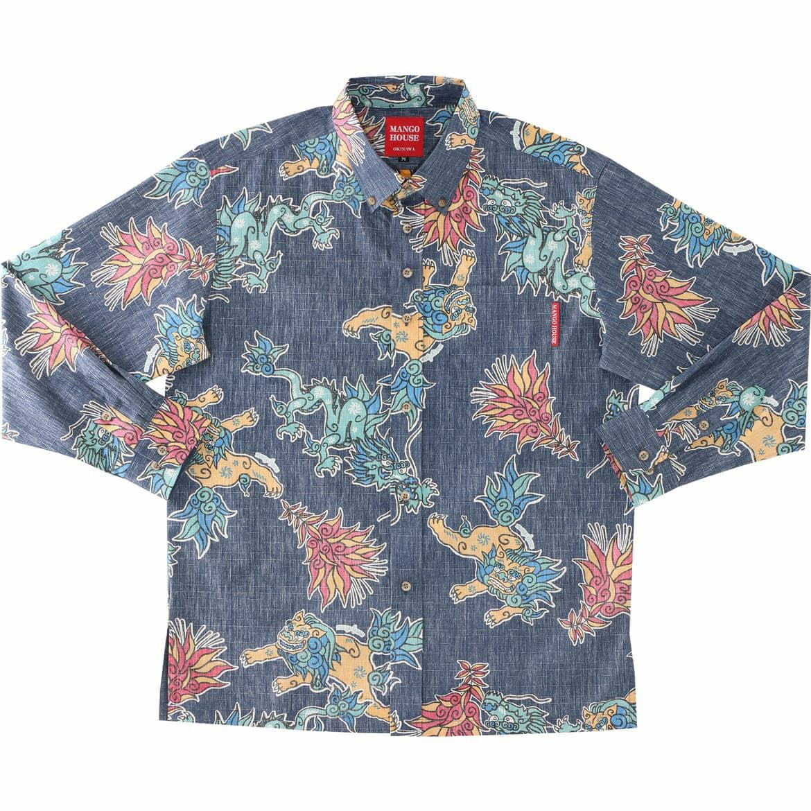 かりゆしウェア　サムネイル画像（ネイビー）