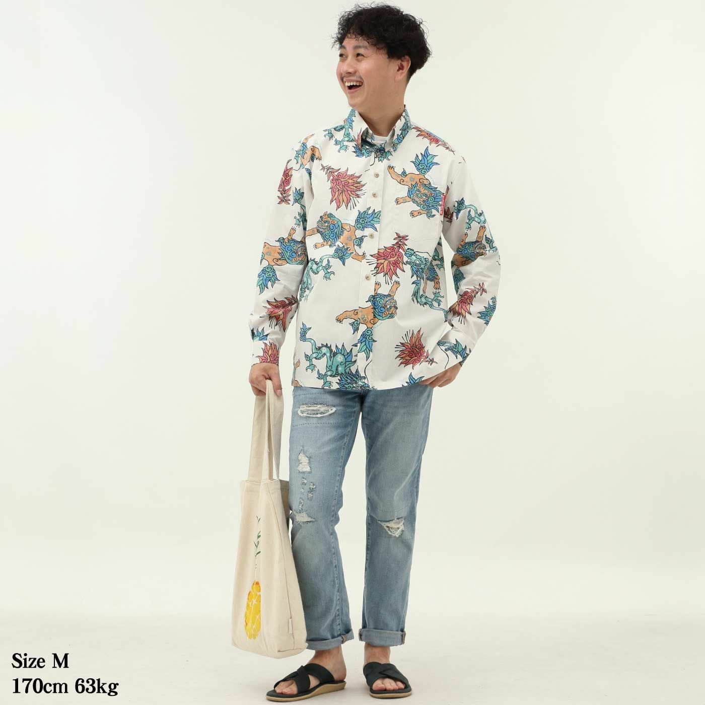 かりゆしウェアモデル着用画像