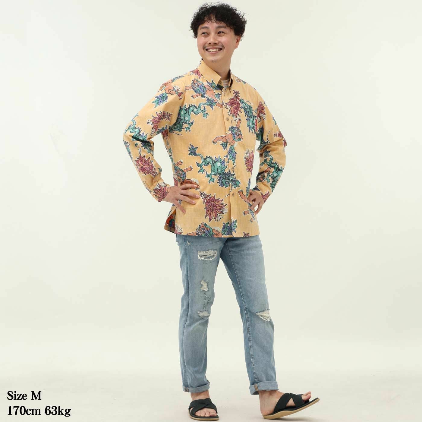 かりゆしウェアモデル着用画像