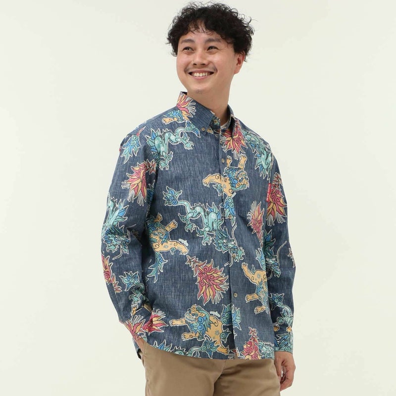 かりゆしウェアモデル着用画像
