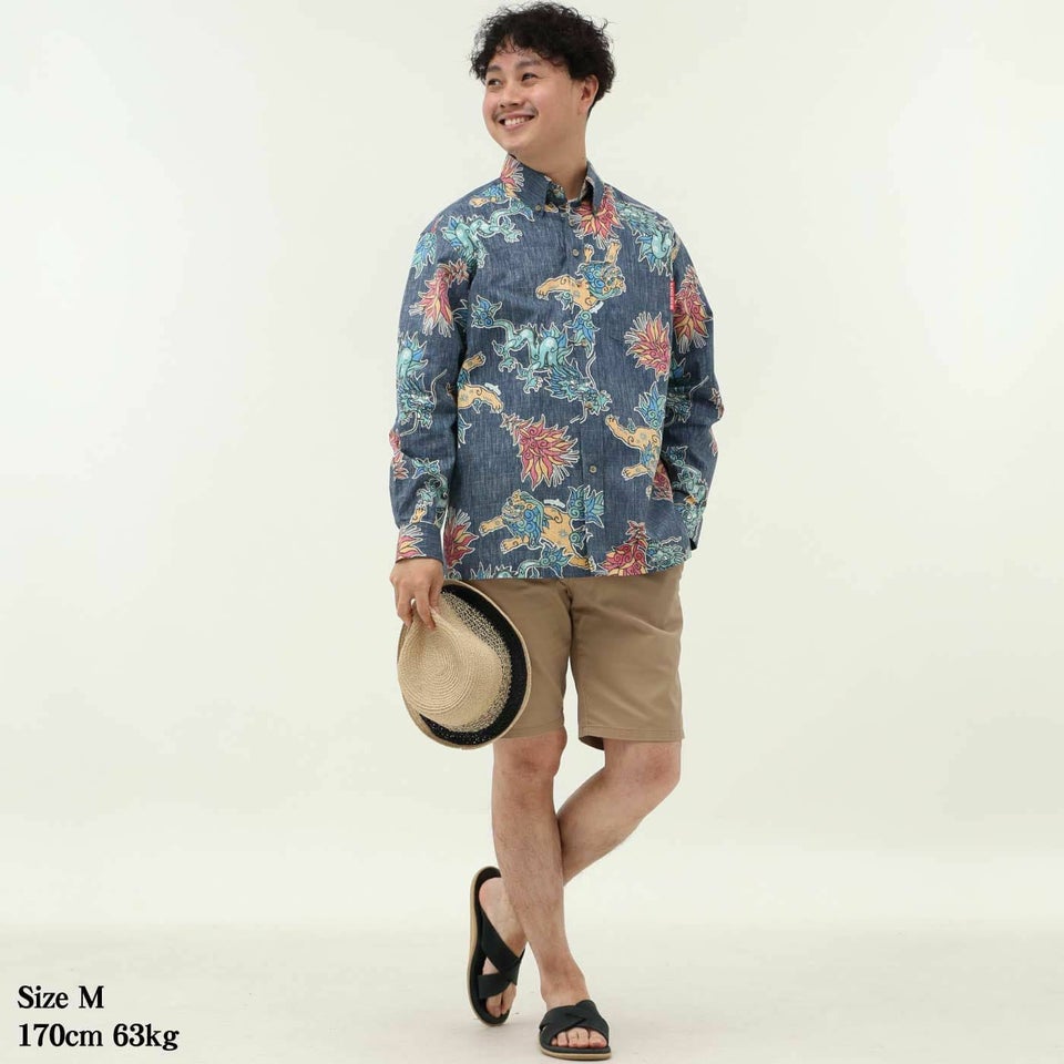 かりゆしウェアモデル着用画像