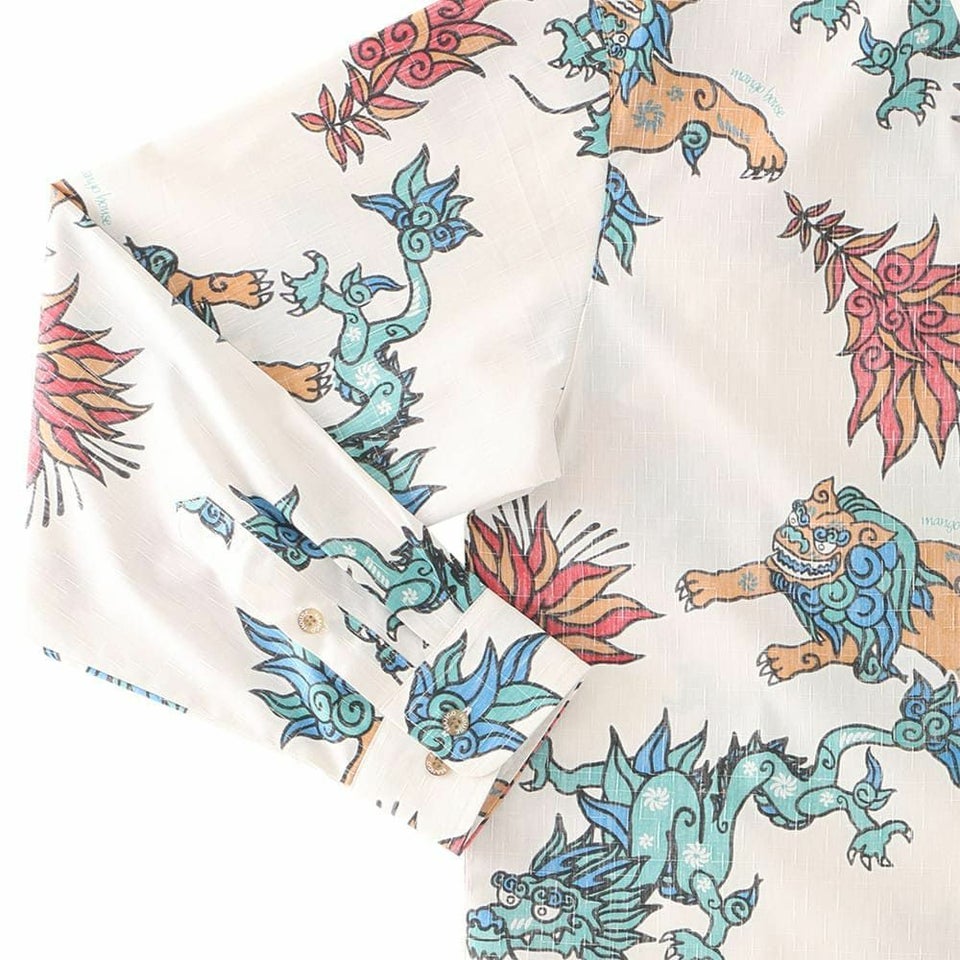 かりゆしウェア　サムネイル画像（袖拡大画像）