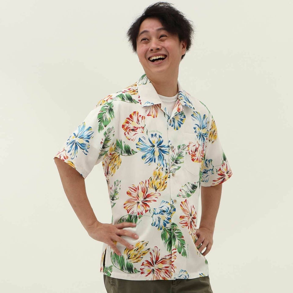 かりゆしウェアモデル着用画像