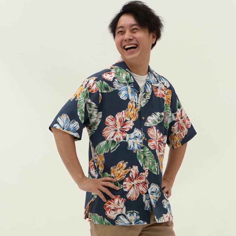 かりゆしウェアモデル着用画像
