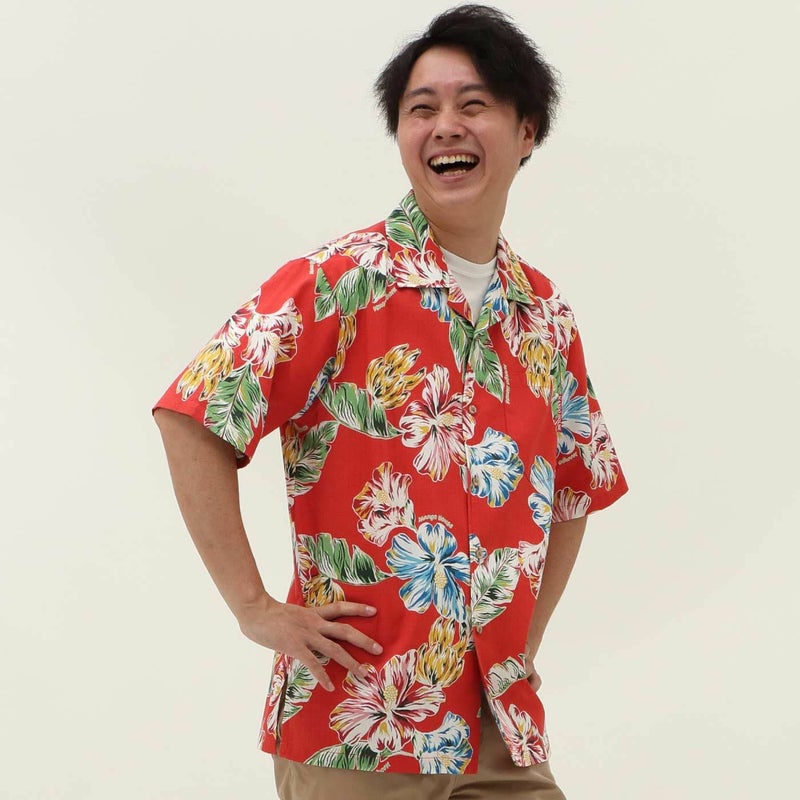 かりゆしウェアモデル着用画像