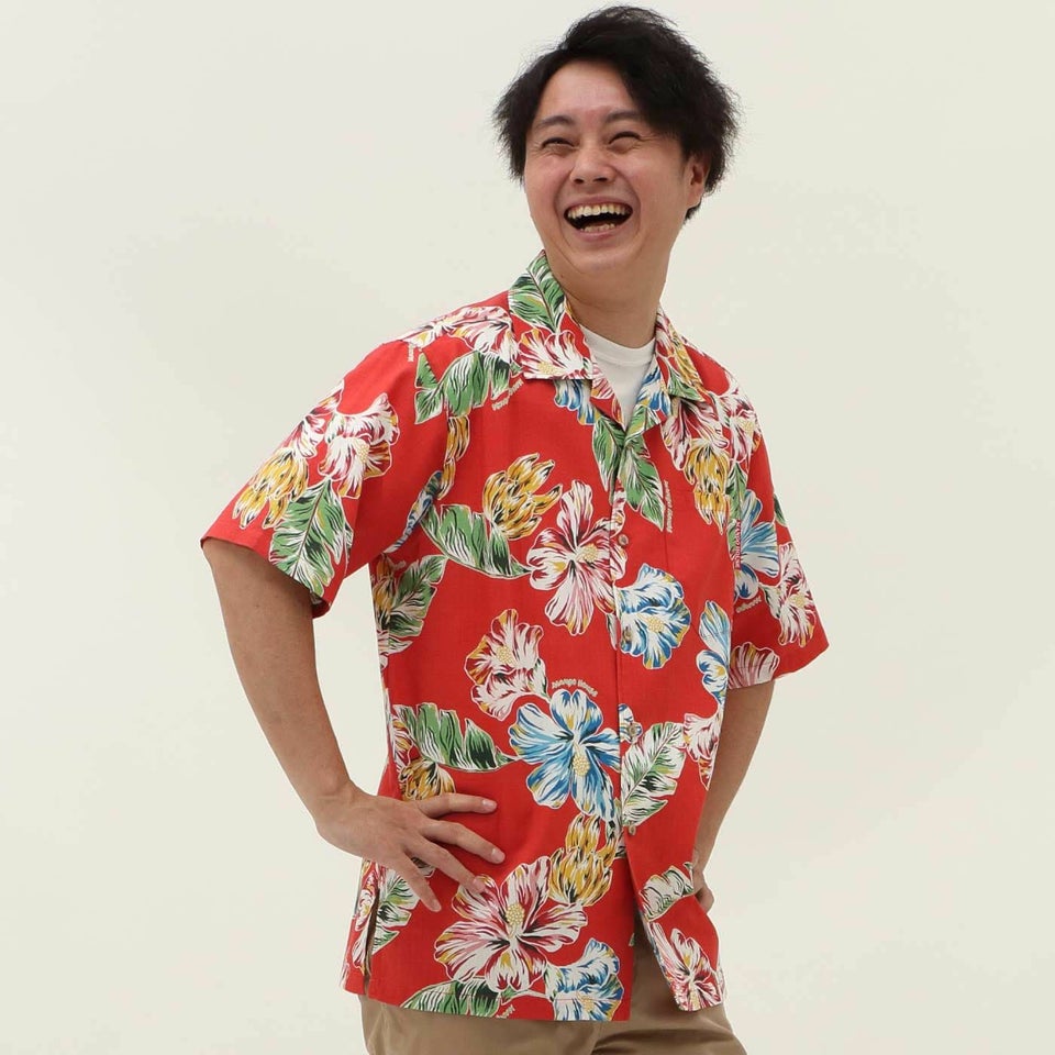 かりゆしウェアモデル着用画像