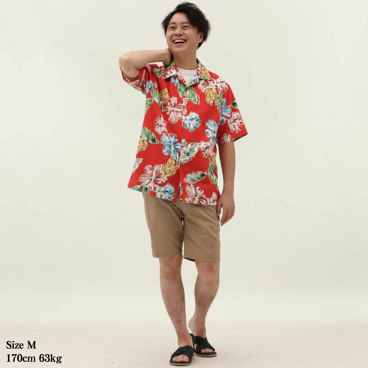 かりゆしウェアモデル着用画像