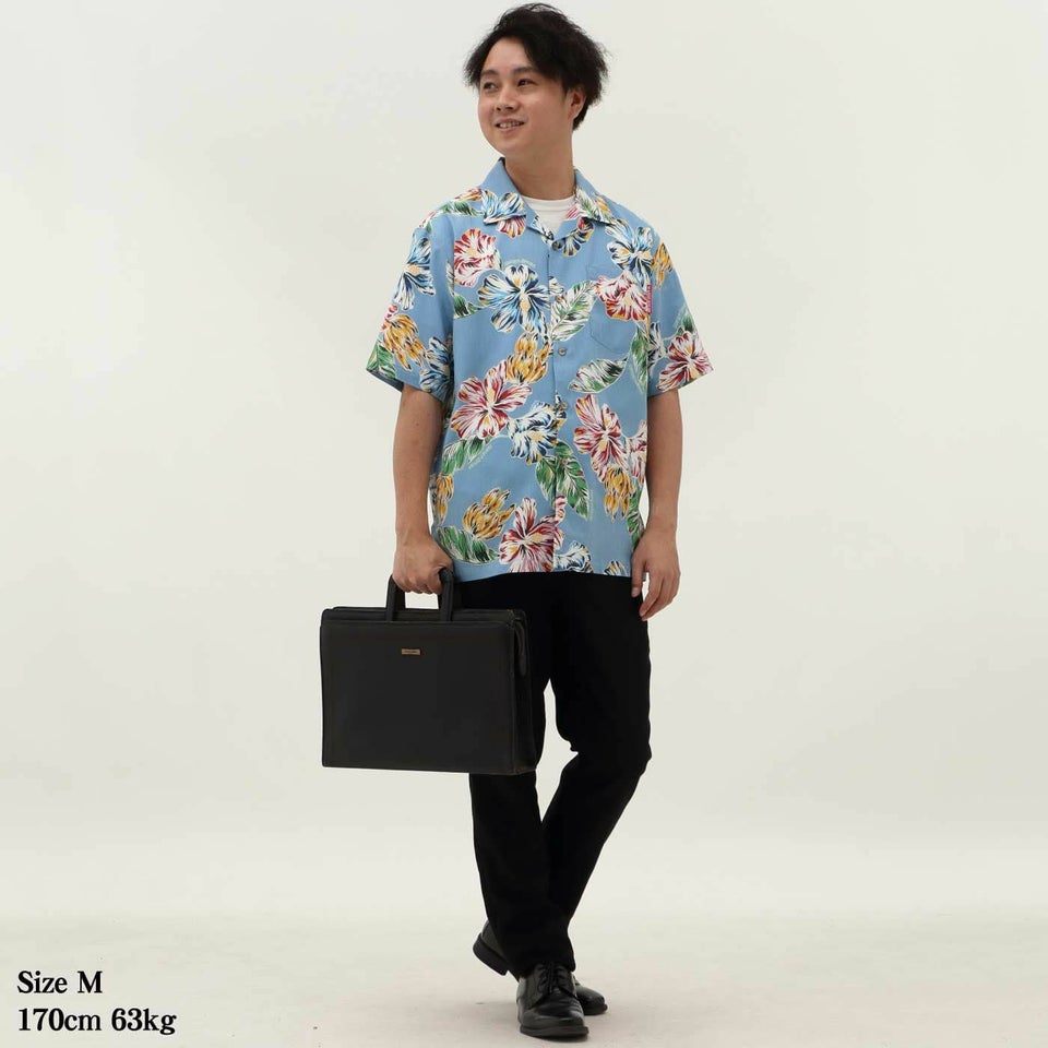 かりゆしウェアモデル着用画像