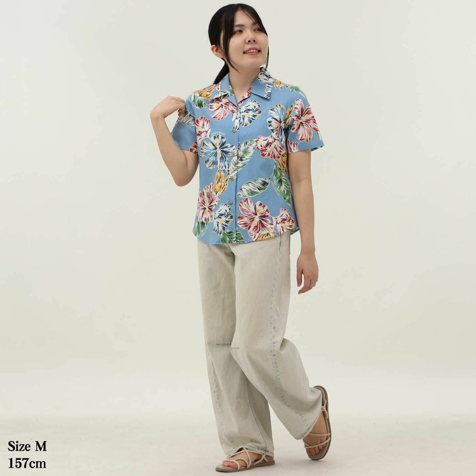 かりゆしウェアモデル着用画像