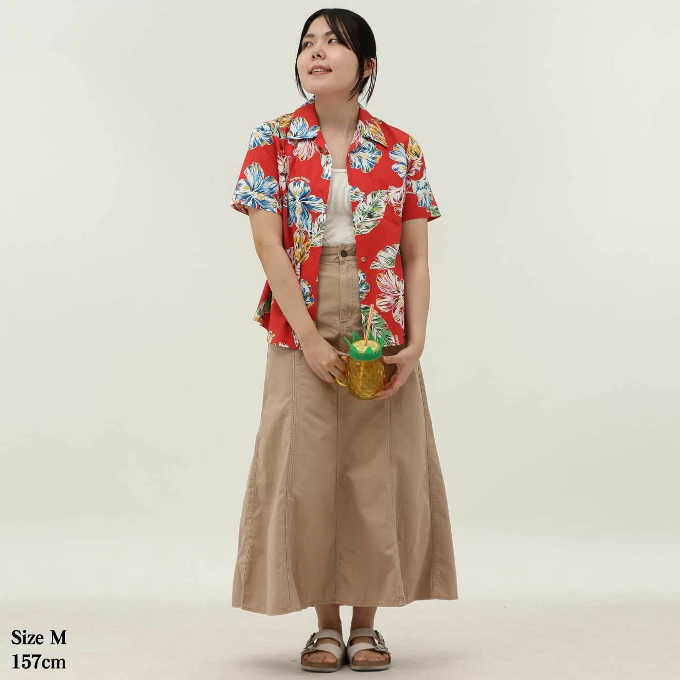 かりゆしウェアモデル着用画像