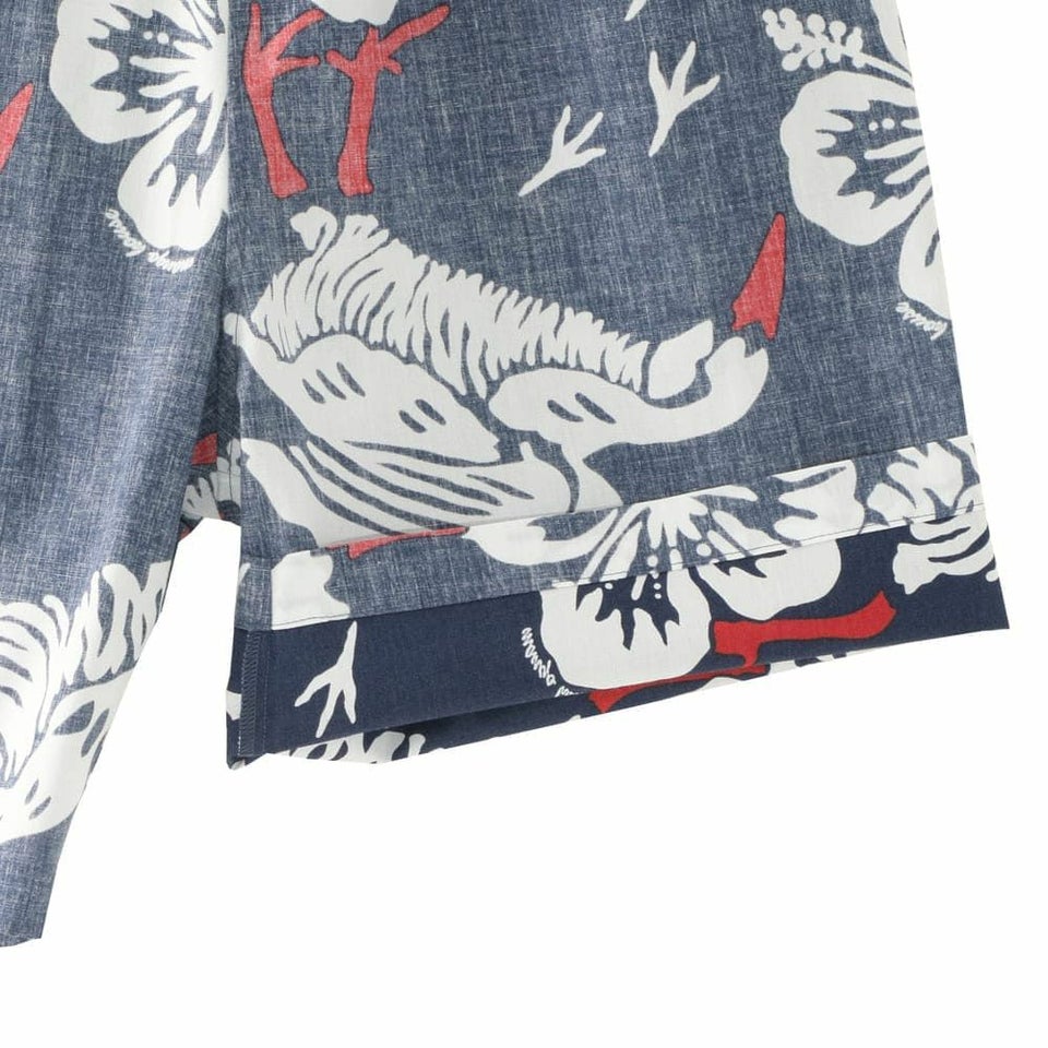 かりゆしウェアハーフパンツサムネイル画像（裏地仕様）