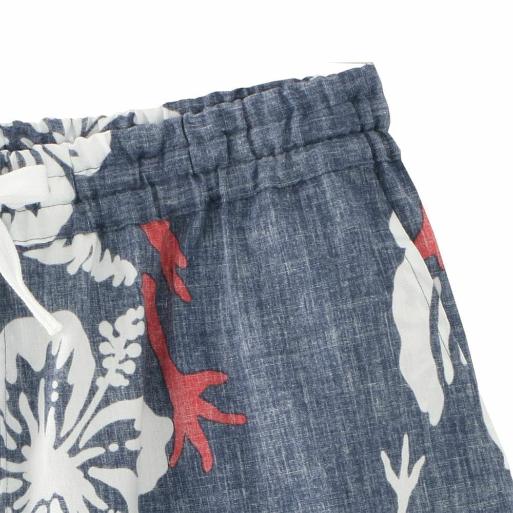 かりゆしウェアハーフパンツサムネイル画像（サイドポケット）